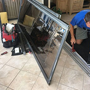 sliding glass door frame repair Live Oak