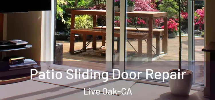  Patio Sliding Door Repair Live Oak-CA