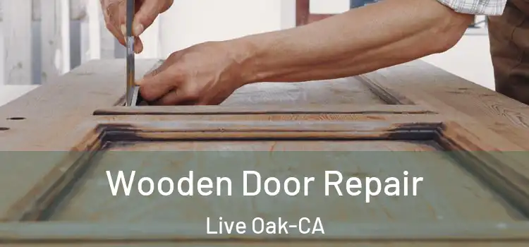 Wooden Door Repair Live Oak-CA